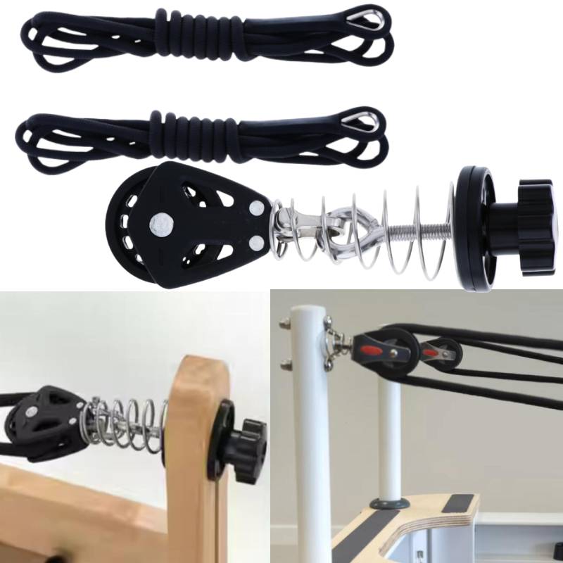 Pilates Reformer Rope Pilates Reformer Spring Pulley Accessories Pilates Core Bed Equipment Hardware Belt Rope Fitting Home use