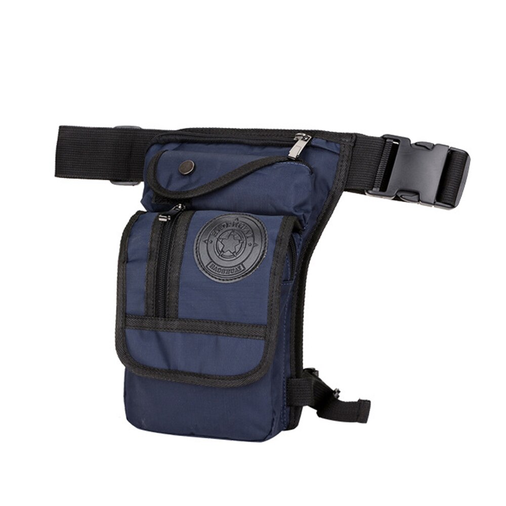 Waterdichte nylon beentas voor heren, heuptas, dijriem, motortas, schoudertas