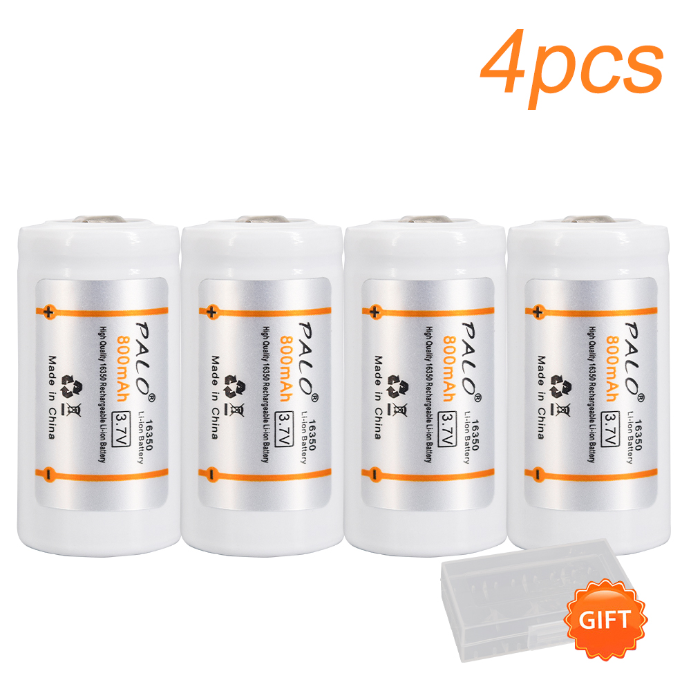 Palo cr123a 800 wiederauf ladbare batterie mah Lithium li-Ion cr123 batterien für LED taschenlampe arlo sicherheits kamera l70: Gold
