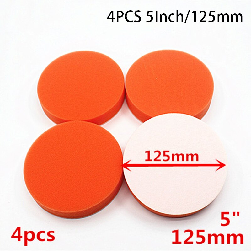 Tampon de polissage de voiture éponge | 125mm/5 tampon de polissage, éponge plate, tampon de polissage, propre
