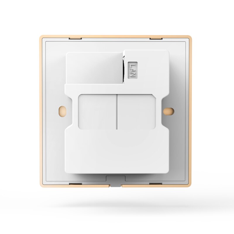 11AC 1200Mbps Point d'accès intégré sans fil au mur 86 Type AP Client mural intérieur + AP double bande 11AC 1167Mbps conforme au PoE 802.3af