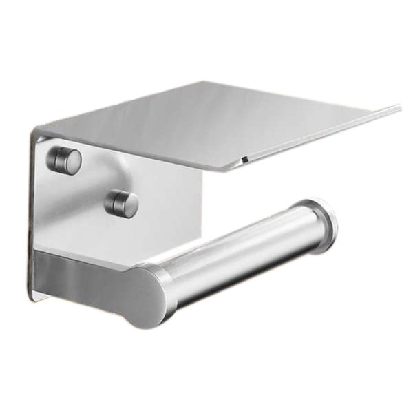 Stainless Steel toilet paper holder equipment bathroom hardware For bathroom shelf Wall Mounted Towel Holder Toilet Roll Holder: type 2 silver