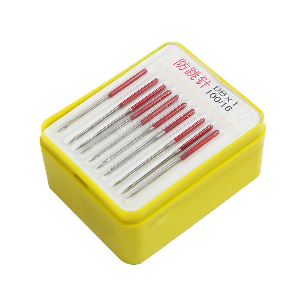 10 unidades/lote de tela elástica de , agujas para saltar, tela elástica, accesorios para máquinas de coser, herramientas de costura