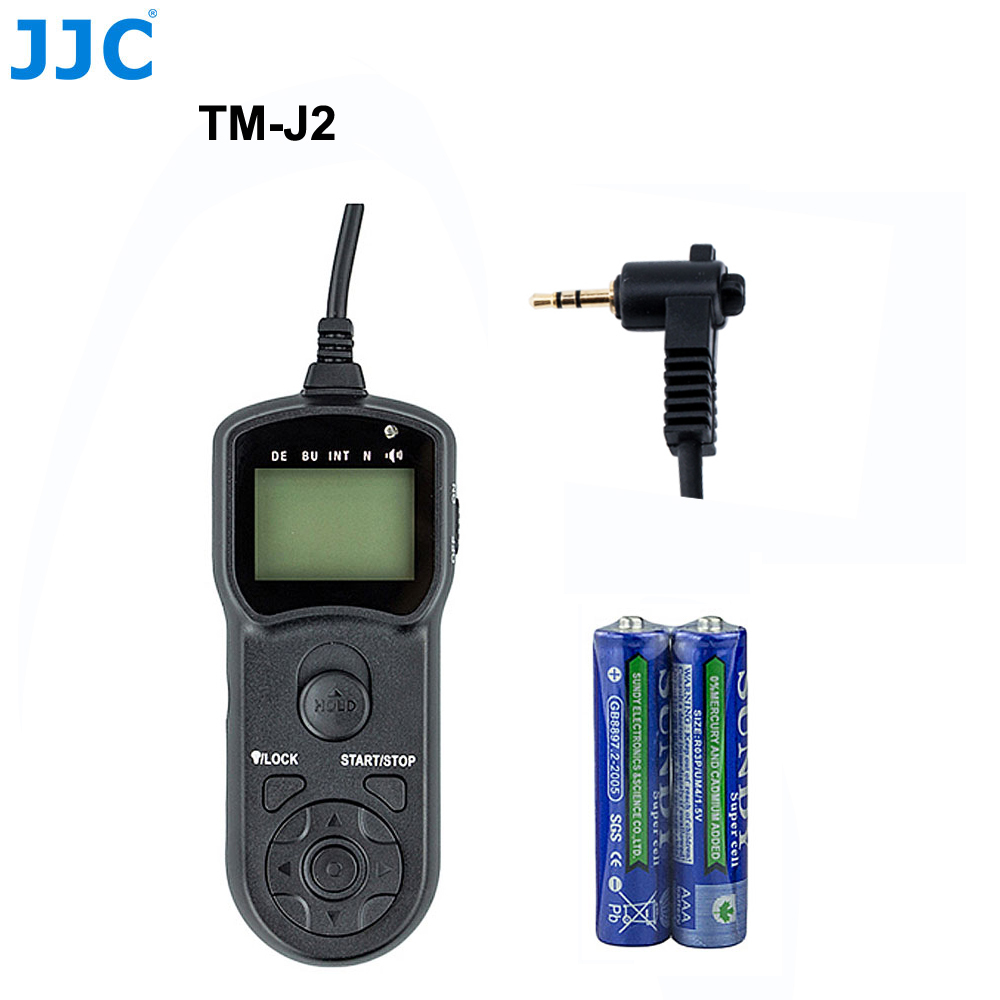 JJC Kamera Timer Fernbedienung für Olymp OM-1 OM-D E-M1 II III E-M1III PENF em10 II E-PL8 Multi-Funktion auslöser: TM-J2