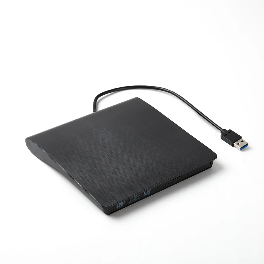 Portable External CD DVD Drive USB 2.0 Slim Optical Drive Burner CD Player DVD-ROM Optical Drives for Laptop Desktop PC Computer: Default Title
