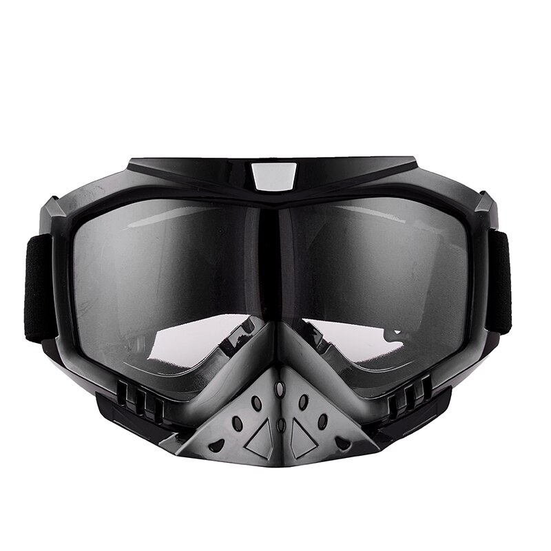 Motorcycle Motocross Goggles Glasses for Helmet Racing Gafas Dirt Bike ATV MX Goggles Clear Tinted Lens Off Road Adjustable