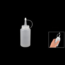 KSOL Style White Plastic Squeeze Bottle Oil Sauce Dispenser Nozzle Cap