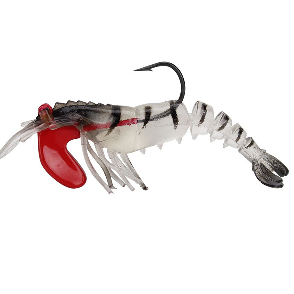 Jig Head Shrimp Carp Fishing Lure Accessories isca Artificial Bait Wobbler 9cm 13g Swimbaits Segment Crankbait: 3