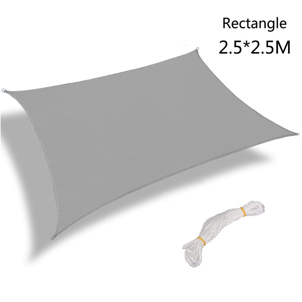 Rechthoek Zon Onderdak Zonnescherm Bescherming Outdoor Waterdichte Luifel Tuin Patio Zwembad Zonnezeil Luifel Camping Picknick Tent: 11