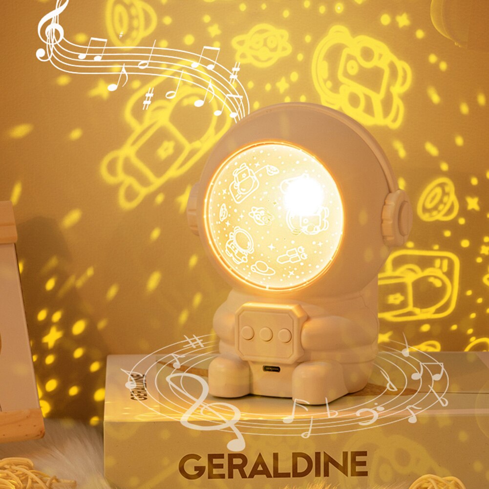 Starry Sky Night Light Star Projector Night Lamp Astronaut Lamp Home Room Decoration Atmosphere Decor Bedroom Decorative