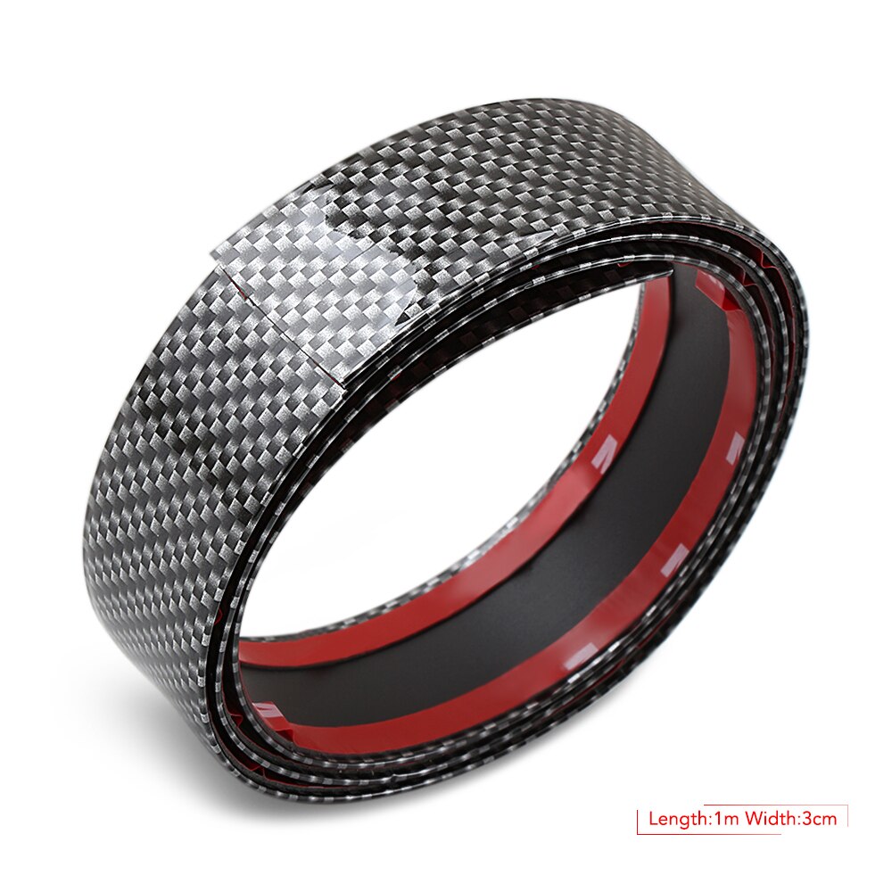 Coche Umbral de puerta Protector de fibra de carbono pegatinas estilo para Volkswagen golf 4 5 5 5 6 6 7 De Tigua de POLO PASSAT TOURAN Scirocco Escarabajo: 1 pcs 3CM x 1meter