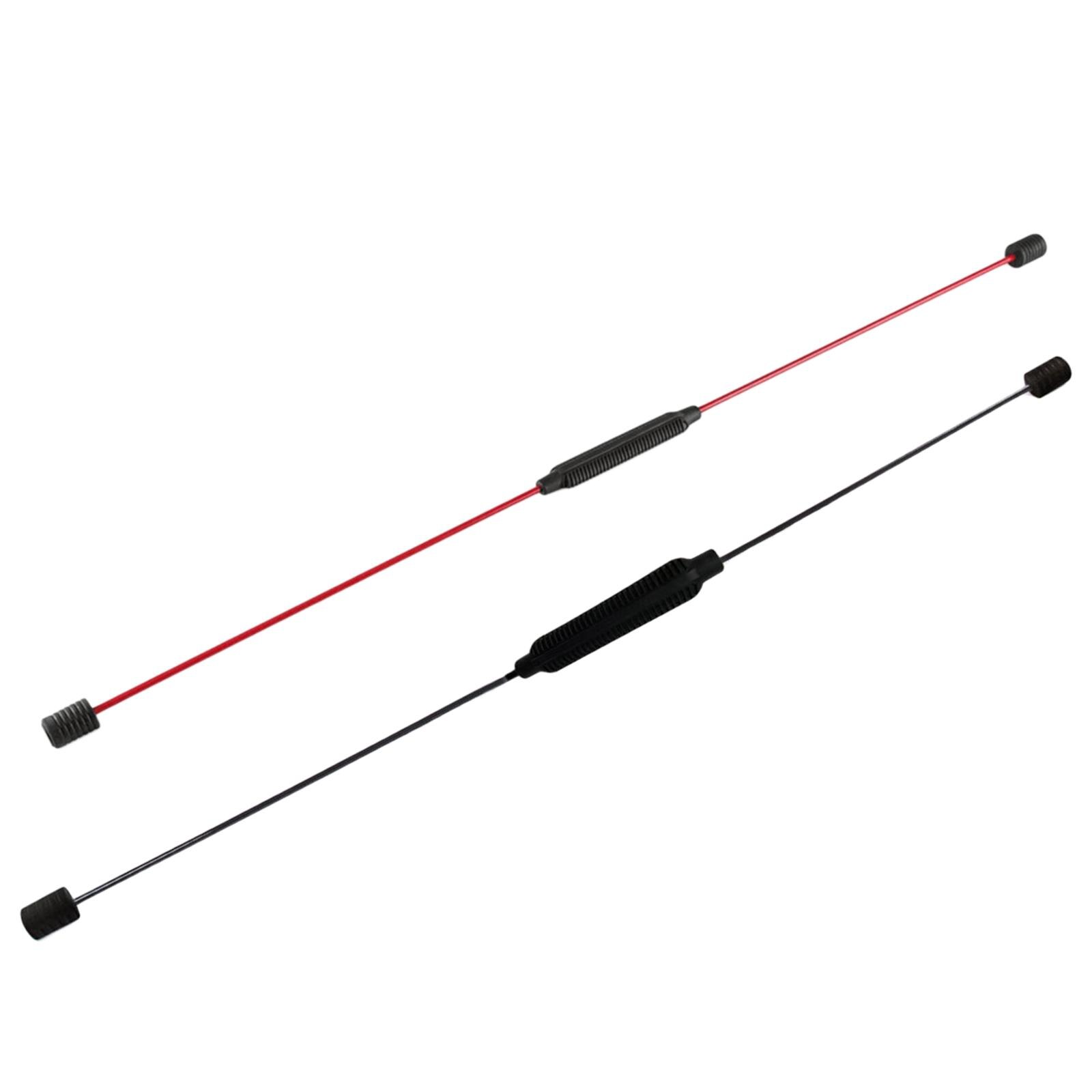 Home Elastic Fitness Bar Rubber Handle High Multifunctional Exercise Stick