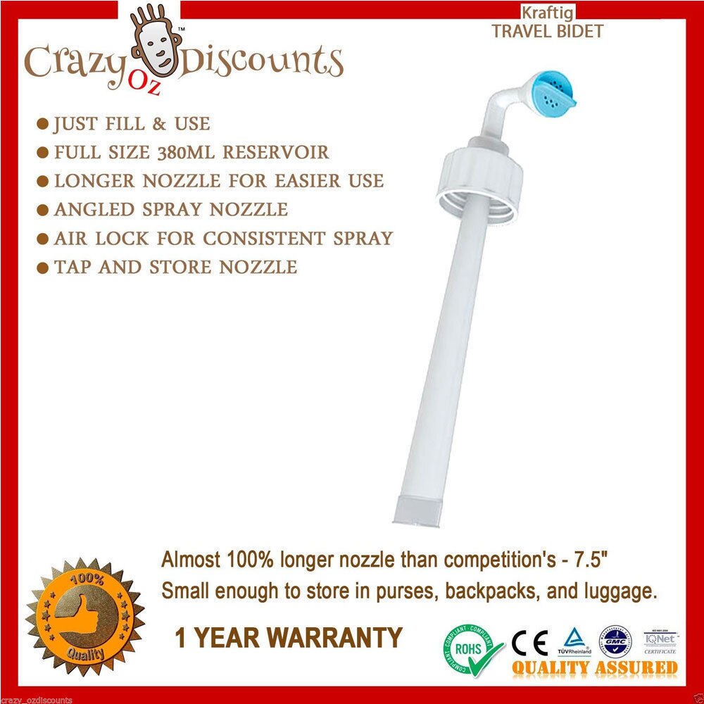 Pratico bidet portatile palmare da viaggio Toilette spray per mani sedile acqua 450ml saluto strumenti per la pulizia di parti privato prodotto per il bagno