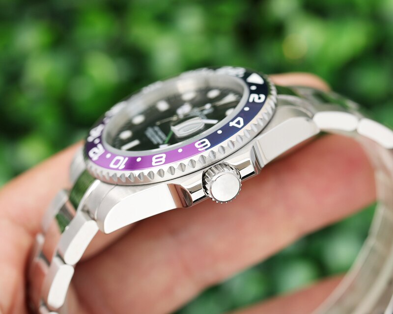 Relojes de pulsera de lujo de cerámica de gama alta de la RLX para hombre con movimiento mecánico AAA SS automático de para hombre