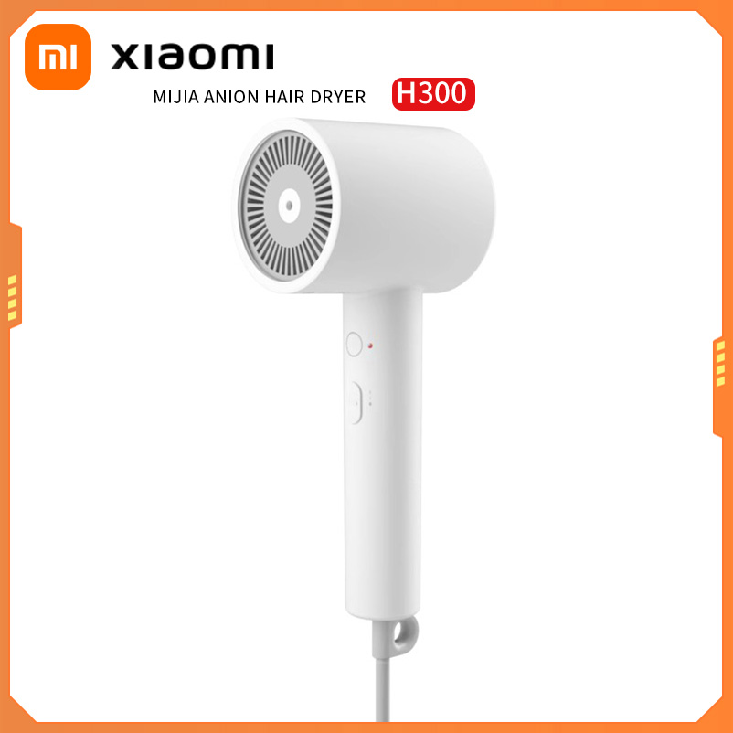 XIAOMI MIJIA Hair Dryer H300 Quick Dry Negative Ion Hair Care For Home 1600W Electric Hair Dryers Diffuser