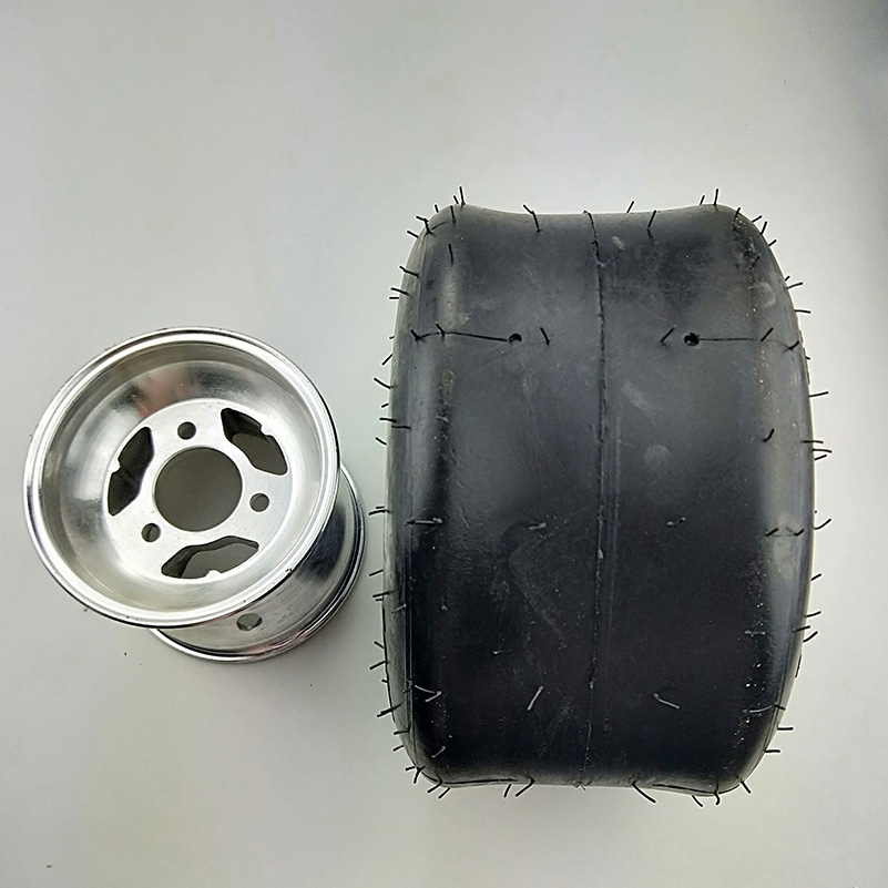 168 Go kart 5 inch front wheel 10x4.50-5 tire rim ... – Grandado