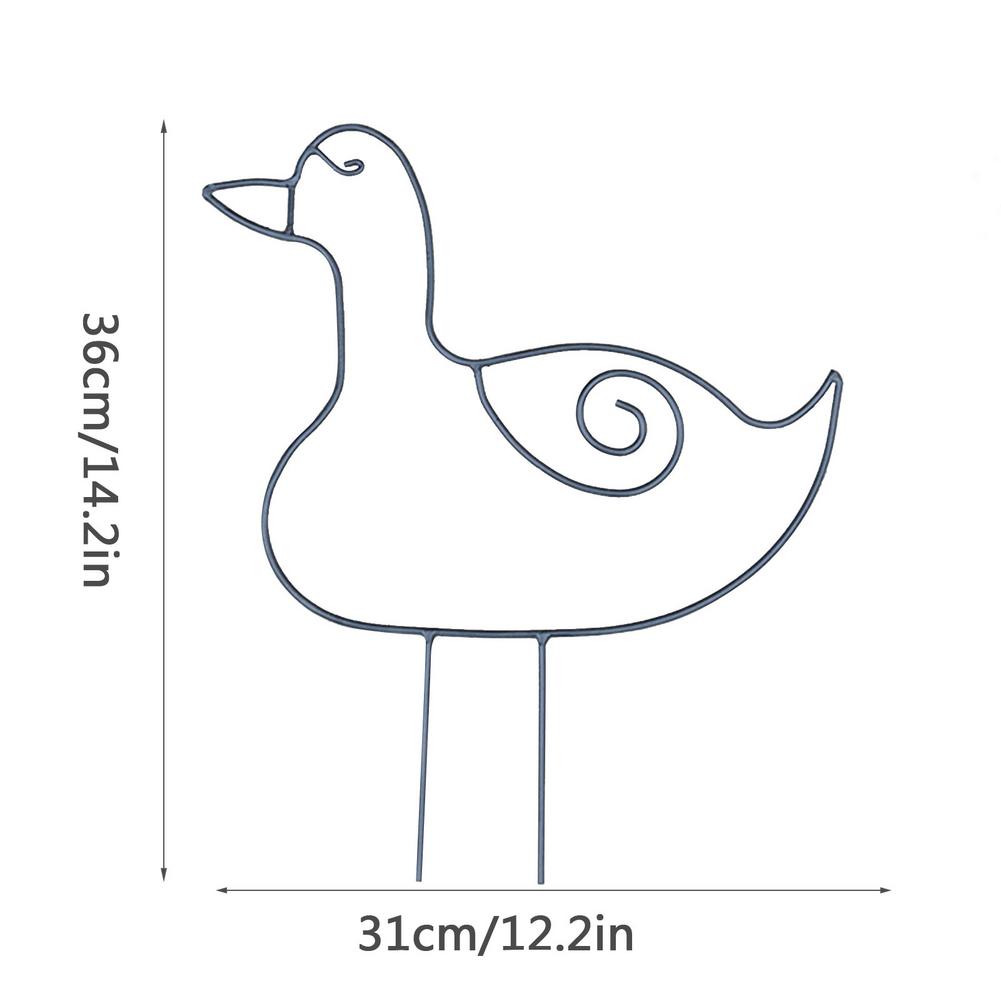 Schnecke Kaninchen Ente bilden Eisen Garten Spalier hart Reben Anlage Unterstützung Schwarz Metall Garten Spalier Für Klettern Pflanzen Zubehör: C