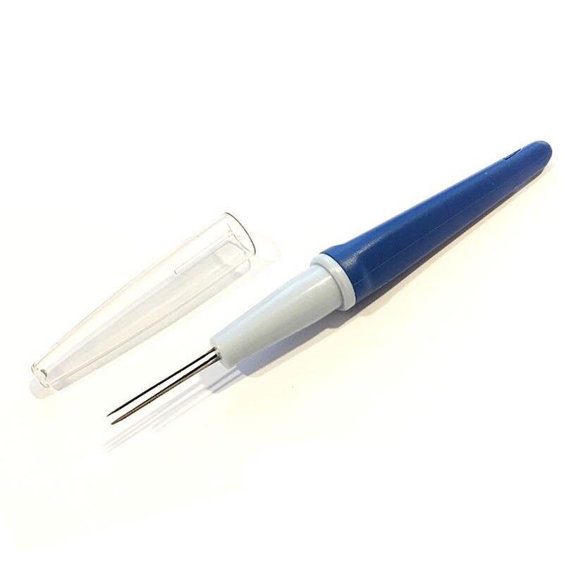 1 Pcs Viltnaalden Pen Naaldvilten Handvat Houder Met 3 Naalden Wolvilt Essentiële Tool Vilten Naald Gereedschap