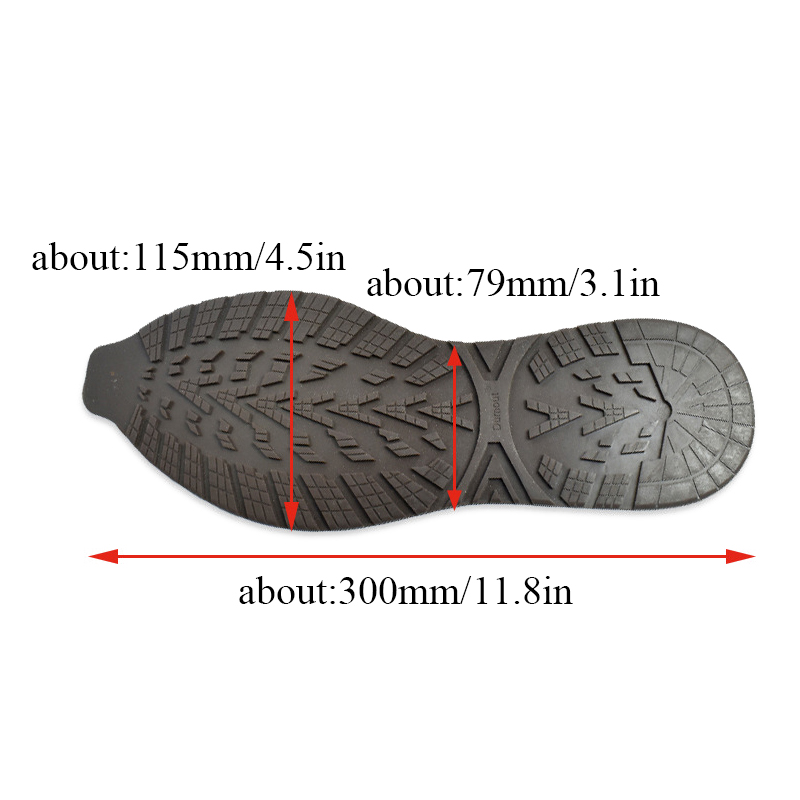 Rubber Anti-wear Shoe Patch Sole Repair Materials Rubber Shoe Pieces Non-slip Sole Stickers Thick DIY Replacement Accessories