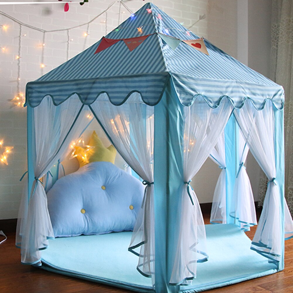 freundlicher Prinzessin Schloss Zelt Garten Klapp Spielen Zelt Hütte freundlicher Spielhaus für freundlicher Jungen Mädchen Bildung Spielzeug