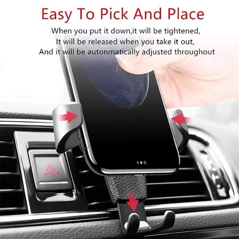 Gravity Auto Telefoon Houder Air Vent Mount Phone Stand Beugel Voor Mobiele Telefoon Auto Telefoon Houder Universele Soporte Móvil Coche