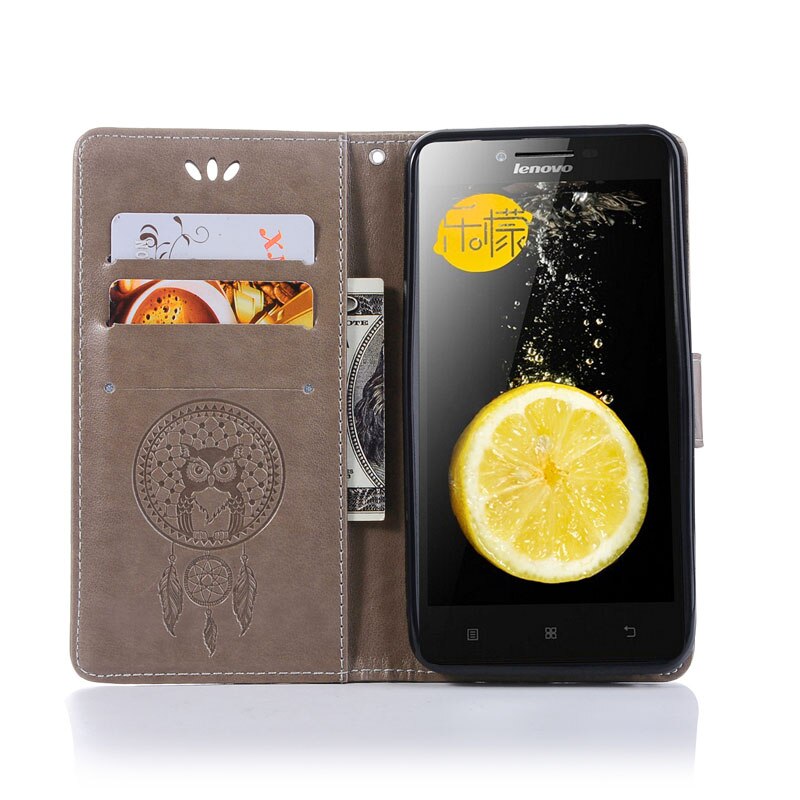 Lenovo K5 Flip Case Lenovo K5 Plus A6020a40 Cover Cute Owl Leather Wallet Phone Cases Lenovo Lemon 3 A6020 A6020a46 A 6020 Coque