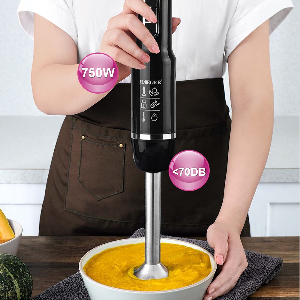 Xiaomi 4 In 1 Electric Immersion Hand Stick Blender 1200W Vegetable Mixer Fruit Smoothie Chopper Stainless Steel Meat Grinder
