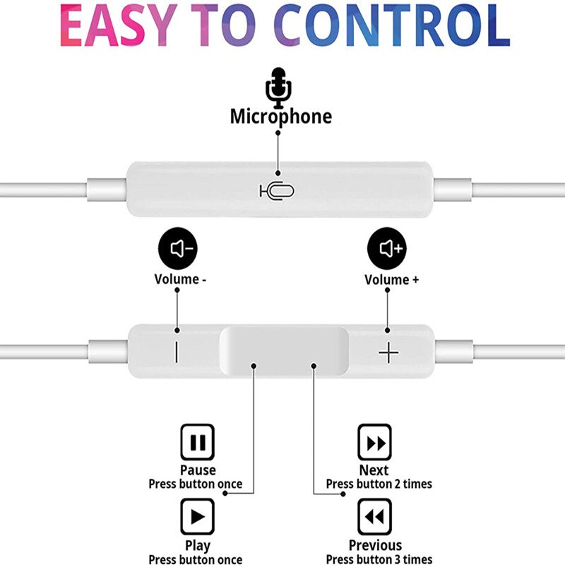 for iPhone bluetooth Earphone Headphone Mic Earbuds Headset Noise Isolating In Ear Wired Lightning Earphone for iPhone 7 X 11 12