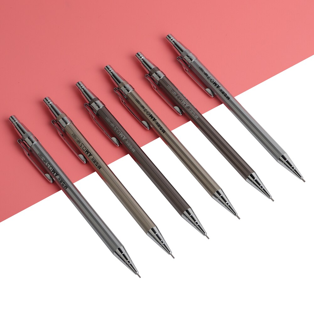 1PCS Baikingift Full Metal M&G Mechanical Pencil 0.5-0.7mm For Painting And Writing School Supplies