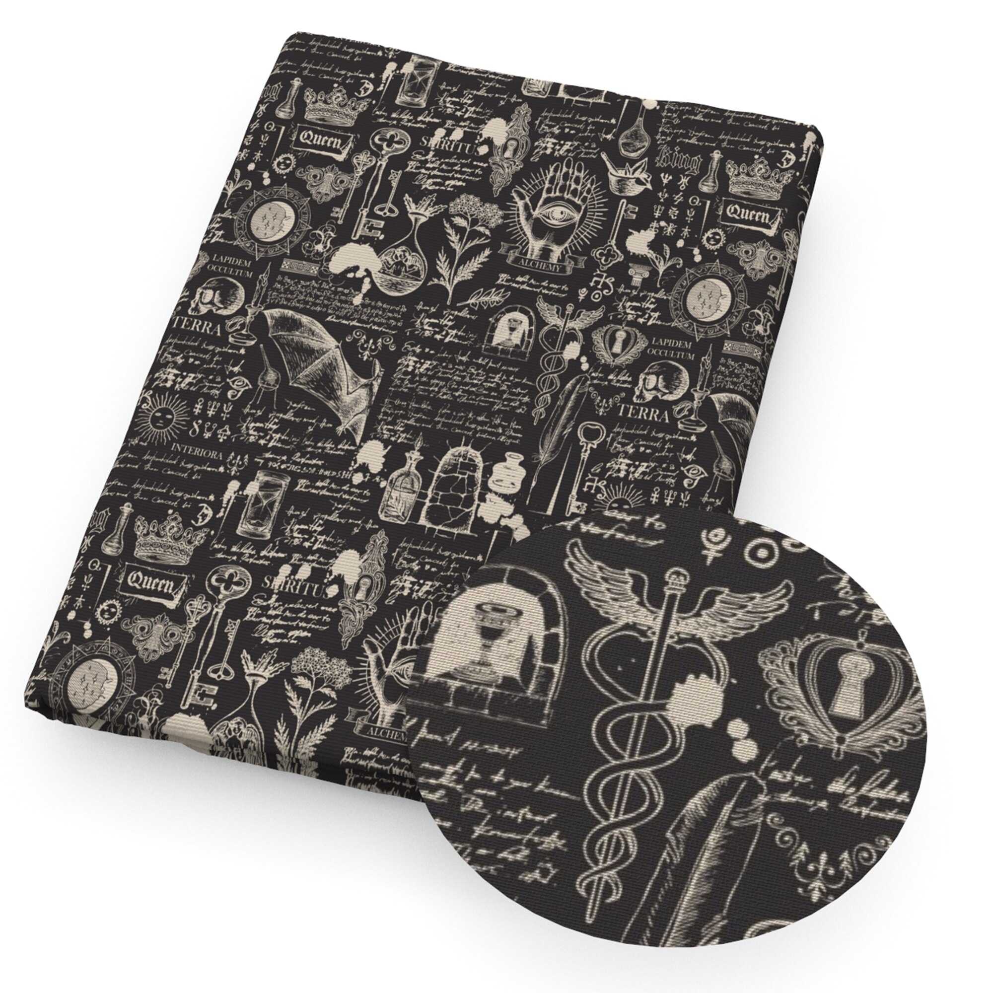 50*145cm Book Series Printed Polyester Cotton Fabric for Tissue Sewing Quilting Fabrics Needlework Material DIY,1Yc16677: 1132036