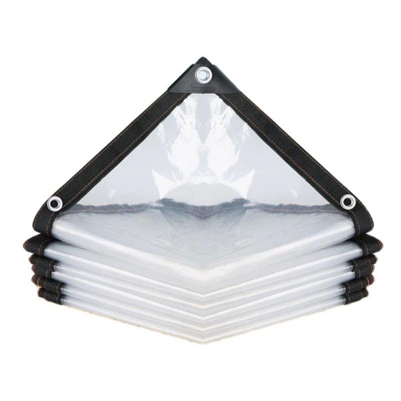 2X2m 2X3m 2X4m 2X5m 2X6m 3X3m 3X4m Transparante Regendicht Schaduwdoek Dekzeil Lichtgewicht Waterdichte Tarp Cover Tent Onderdak: 3X5m