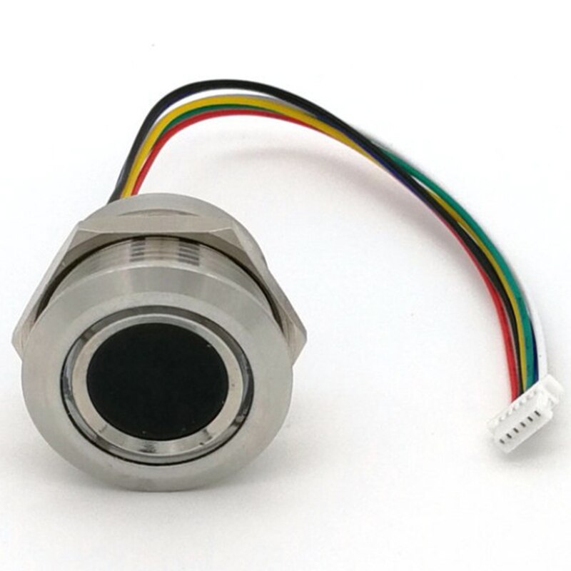 R503 Circular Round Two-Color Ring Indicator LED Control DC3.3V MX1.0-6Pin Capacitive Fingerprint Module Sensor Scanner