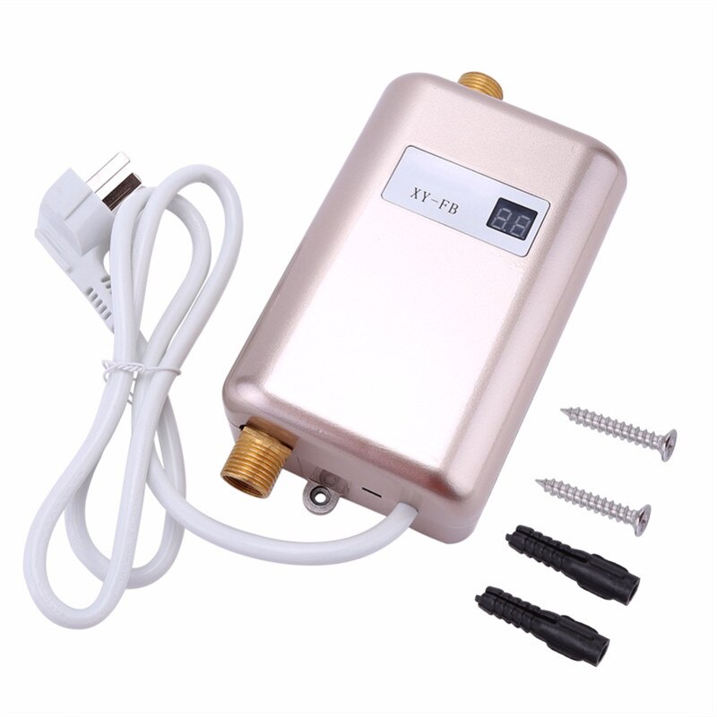 ALDXY57-XY-FB, mini chauffe-eau instantané, petit trésor de cuisine à chauffage rapide, chauffe-eau électrique à température constante de douche.