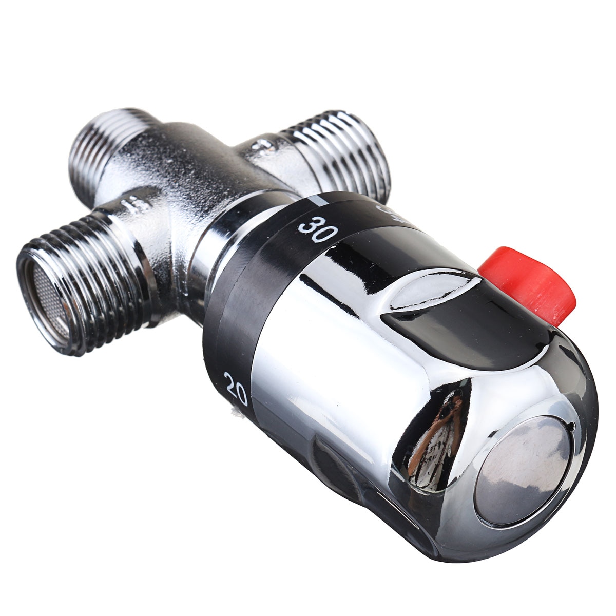 15MM 3 Way Thermostatic Mixing Valve Shower Water Temperature Control Mixer /Cold Thermostatic Shower Mixing Valve