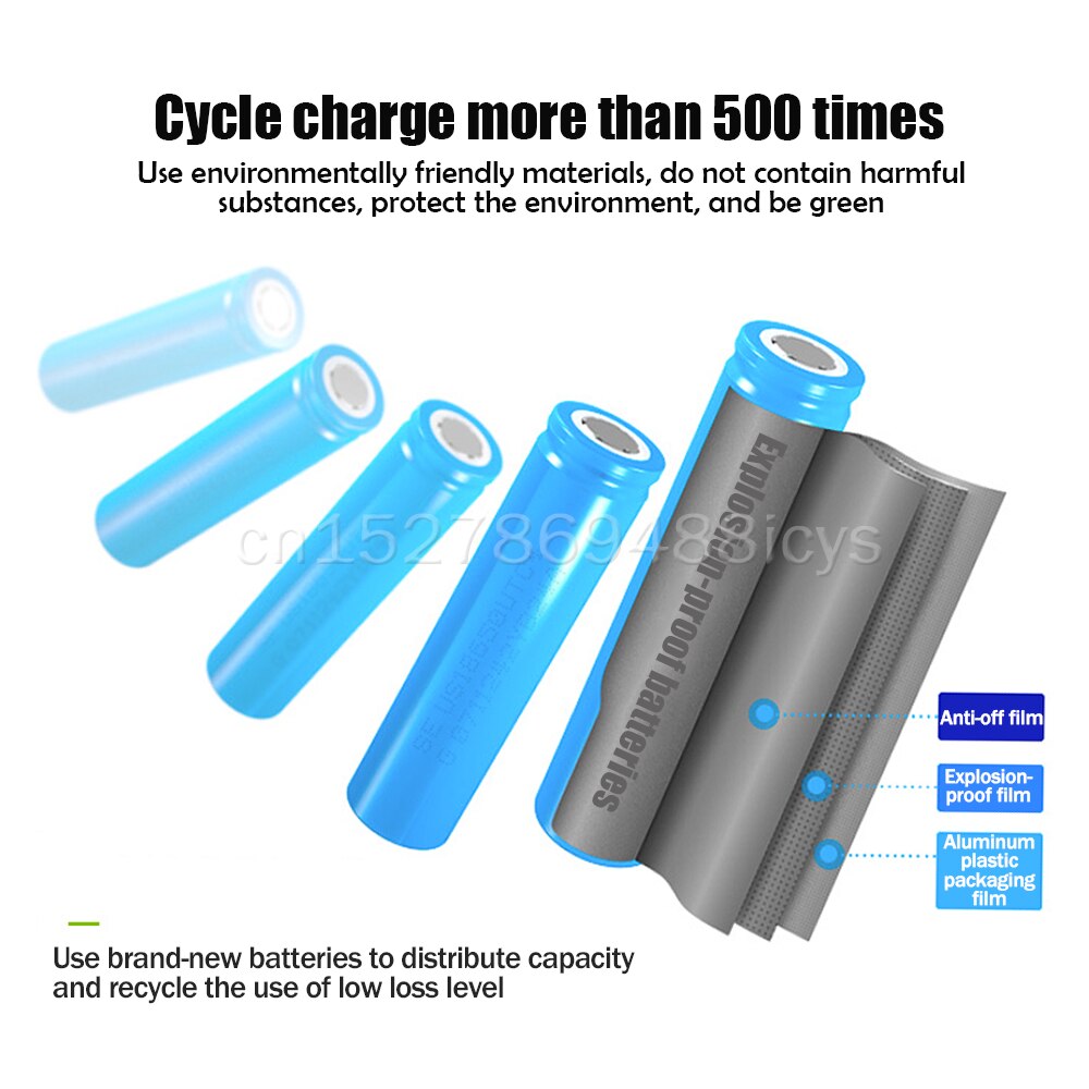 Destornillador eléctrico de 21V y 1500mAh, batería recargable de iones de litio para destornillador inalámbrico, Mini taladro, batería de herramientas eléctricas