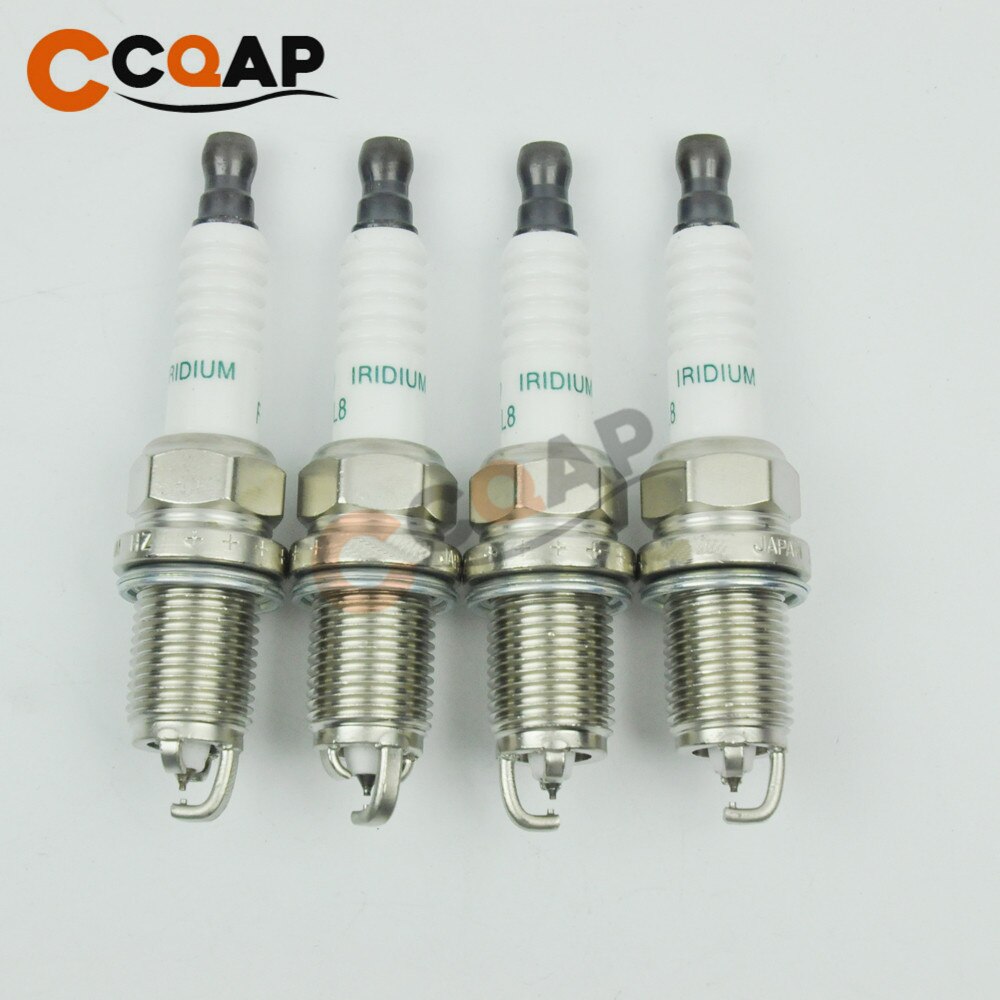 4PCS 90919-01284 FK16BR-AL8 Iridium Spark Plug For Toyota Sienta NHP170 Prius NHP10 9091901284 FK16BRAL8