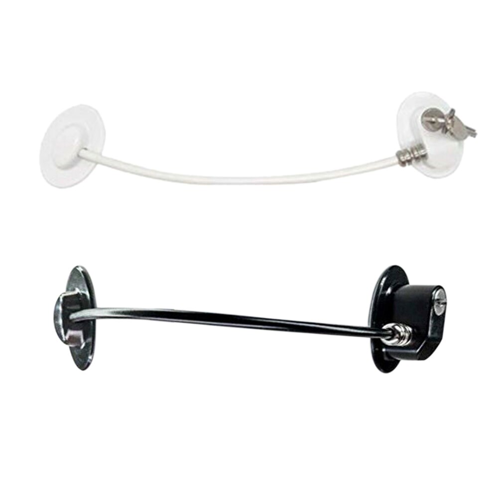 Kinderen veiligheid shifting deurslot Koelkast Deur Slot met 2 Sleutels Koelkast Vriezer Kind Proof Veiligheid Lock