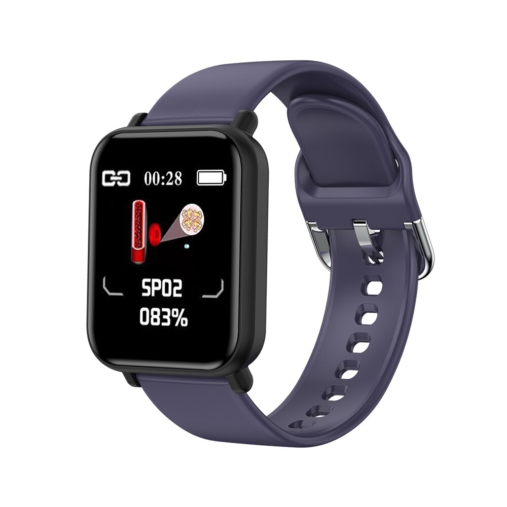 Smart Horloge R16 Smart Horloge Waterdicht Smartwatch Bloeddruk Fitness Tracker Ios Android Fitnessapparatuur: Blue