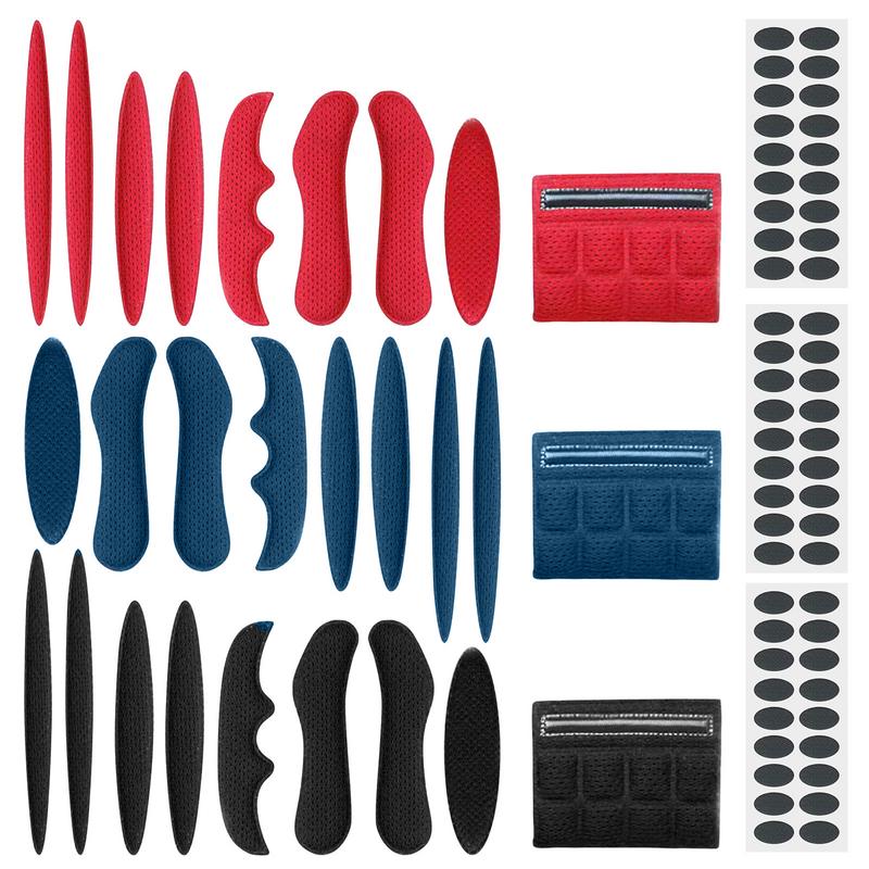Ciclismo Capacete Inner Pads Kit, Esponja de forro selada para bicicleta, Motocicleta, Capacetes de bicicleta macia, Capacetes