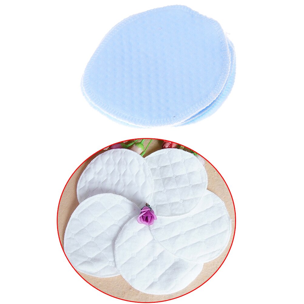 6Stck wiederverwendbar waschbar Sanft Baumwolle Saugfähigen Mama murmeln Baby Brust Fütterung Pflege Pads Bh Einsätze Lieferungen Zufällige farbe