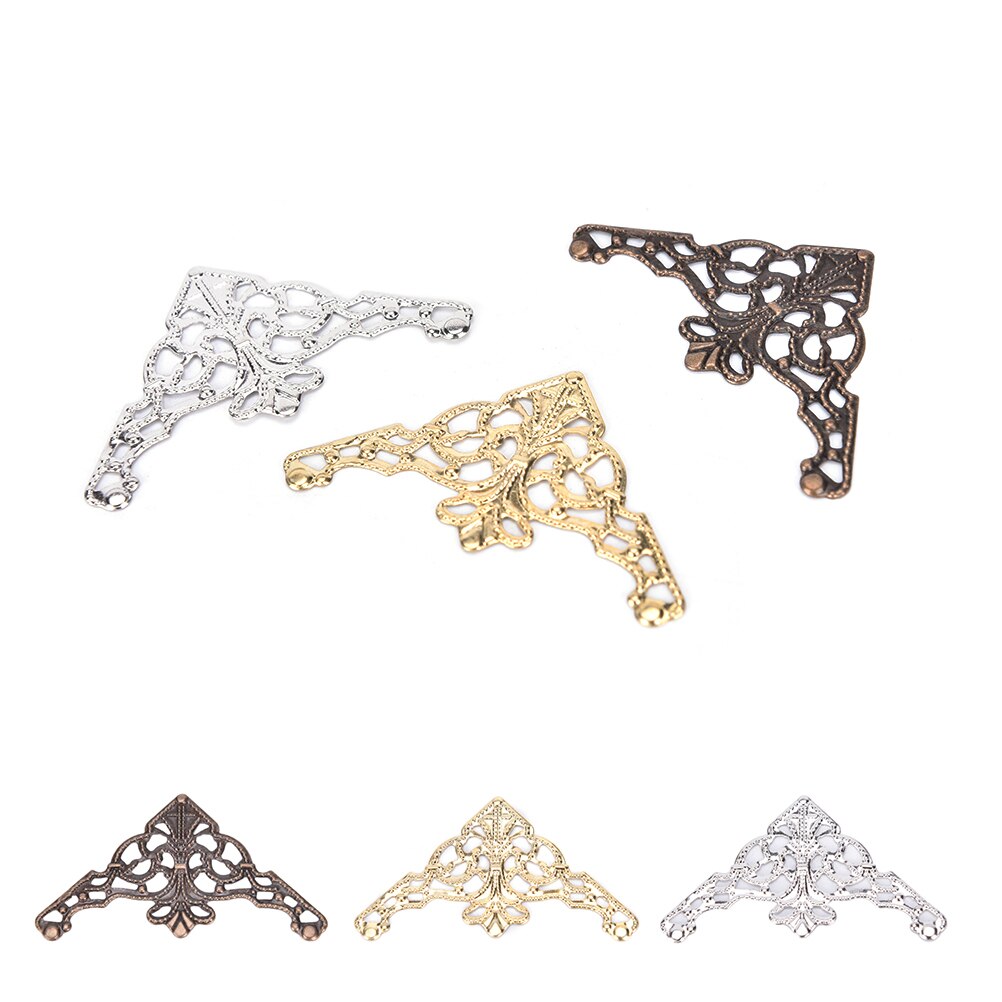 12 PCS DIY Decoratieve Metalen Hoeken Voor Boeken Scrapbooking Photo Albums&#39;s Ambachten 31*31mm