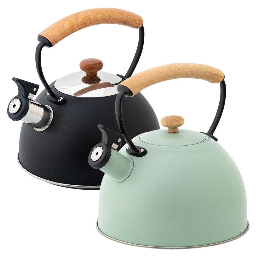 2.5L Whistling Kettle For Gas Stove Chaleira Bouilloire Stainless Steel Whistle Tea Kettle Water Bottle With Handle Tea Pot