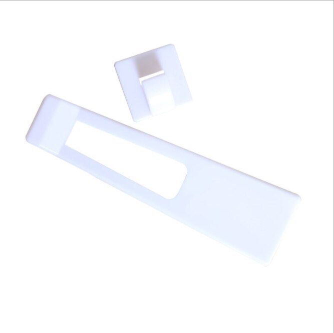 5 Stks/set Veiligheid Doek Riem Lock Bescherming Deurslot Kast Koelkast Veilig Voor Kid Kind Baby Lade Beveiliging: White2