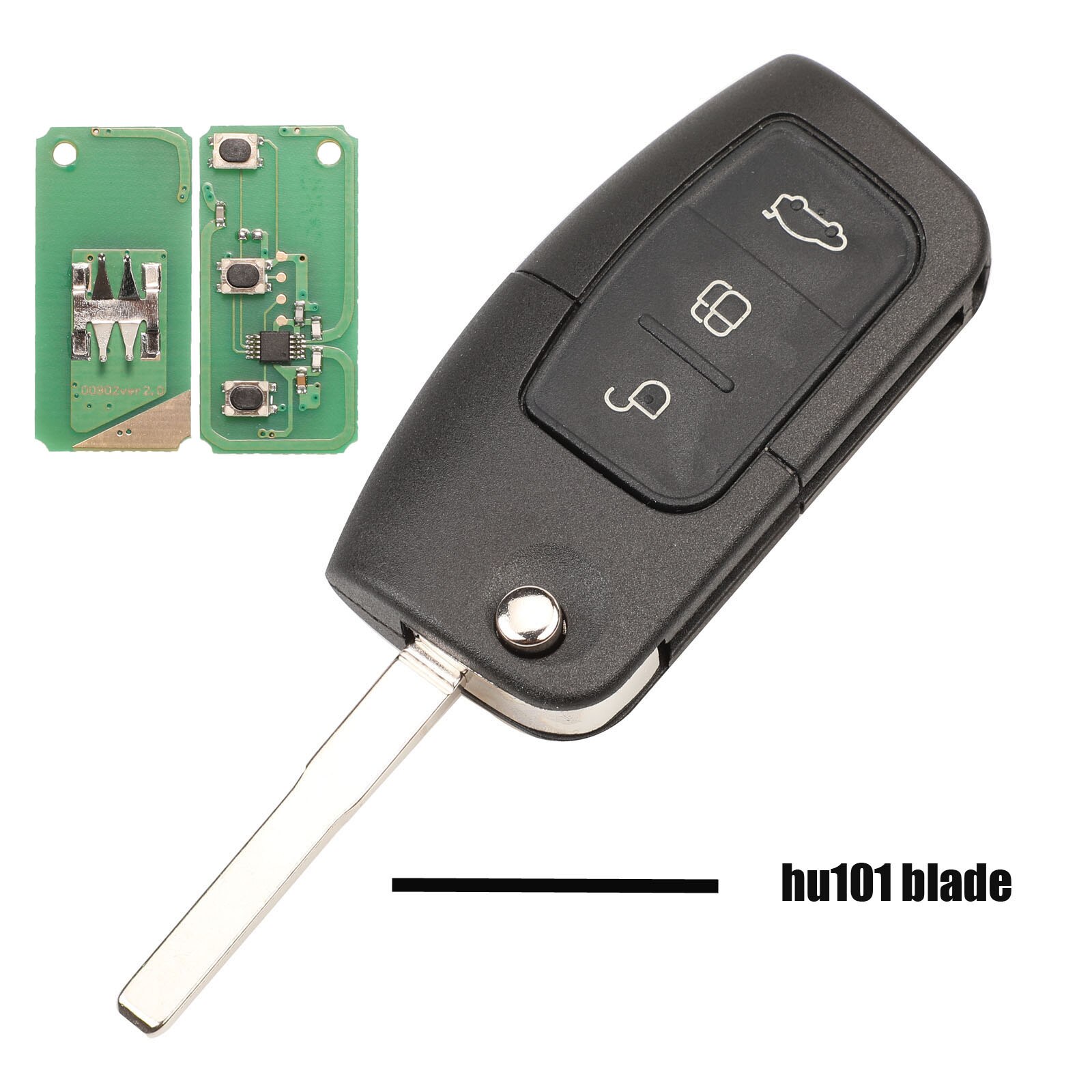 BEBUSINGOTO Llaves de cilindro para cerradura de capó de Ford Focus C-Max MK2 4556337/3M5AR16B970AD BEBUSINGOTO Llaves de cilindro para cerradura de capó de Ford Focus C-Max MK2 4556337/3M5AR16B970AD