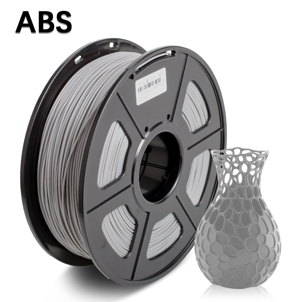 Enotepad 3d tulostimen filamentti abs 1.75mm 1kg muovi tulostus kumi kulutustarvikkeet materiaali abs 3d filamentti 3d tulostimelle: Abs-gy -1kg