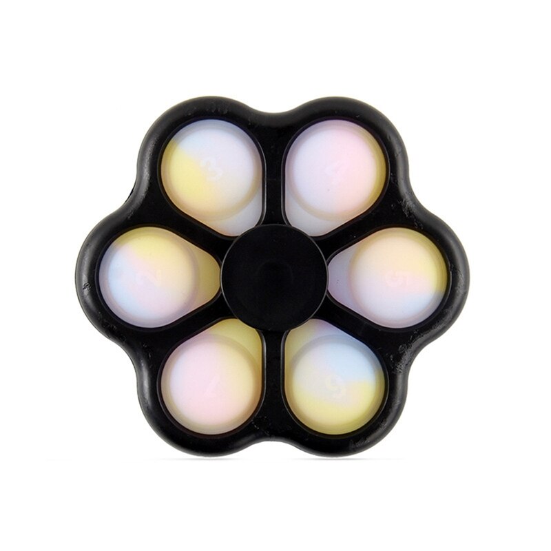Mini jouet sensoriel anti-Stress 2 en 1 pour enfants et adultes, Spinner, anti-Stress: DT2027BK1