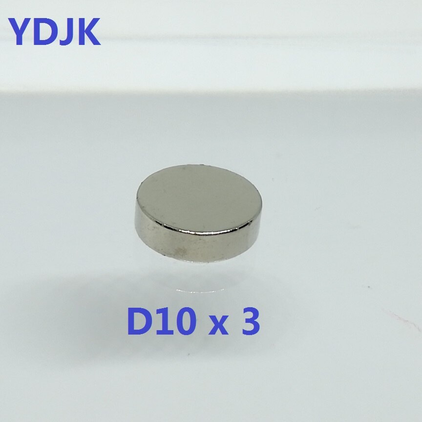 5 10 20 50 100PCS/LOT Disc Magnet 10*3 N38 NdFeB MAGNET 10x3 Strong Round Rare Earth Permanent Neodymium Magnets 10 x 3