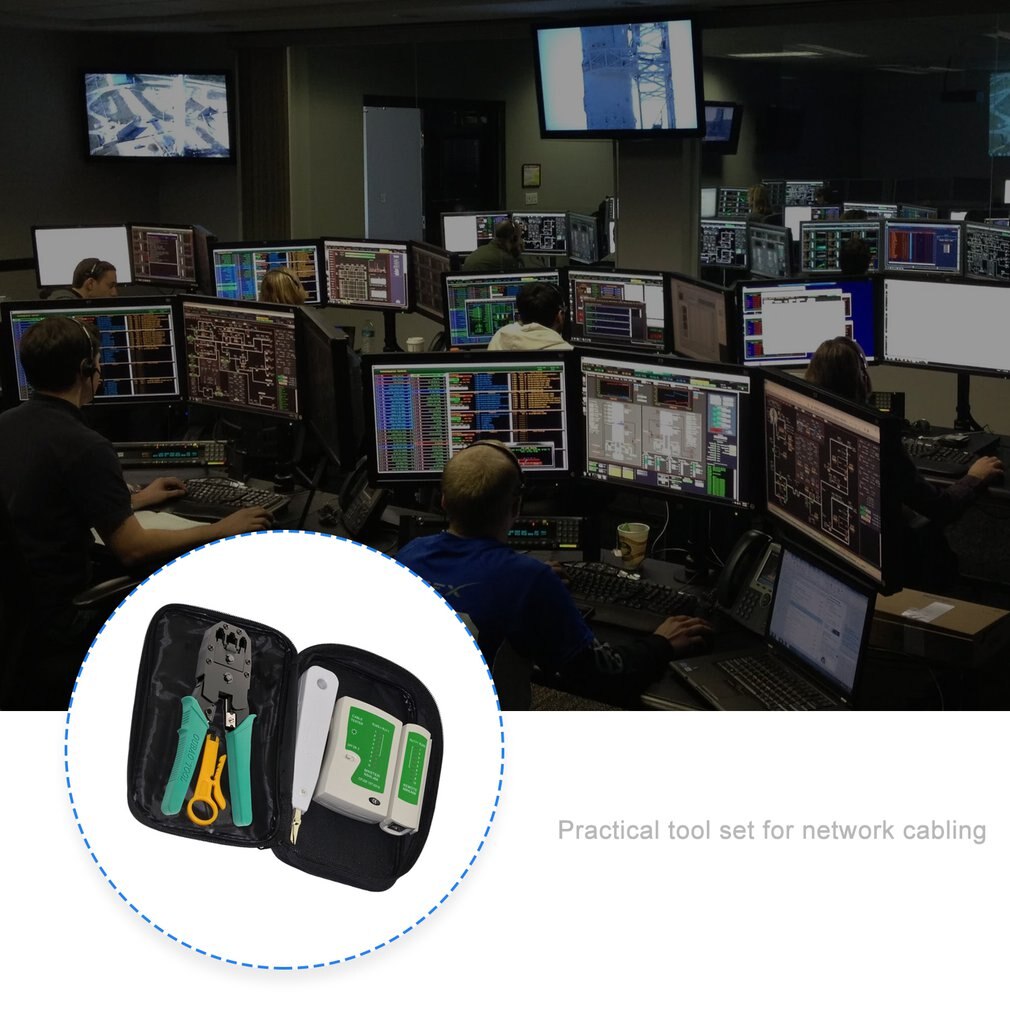 Tragbare Lan Netzwerk Reparatur Werkzeug Bausatz Kabel Tester Zange
