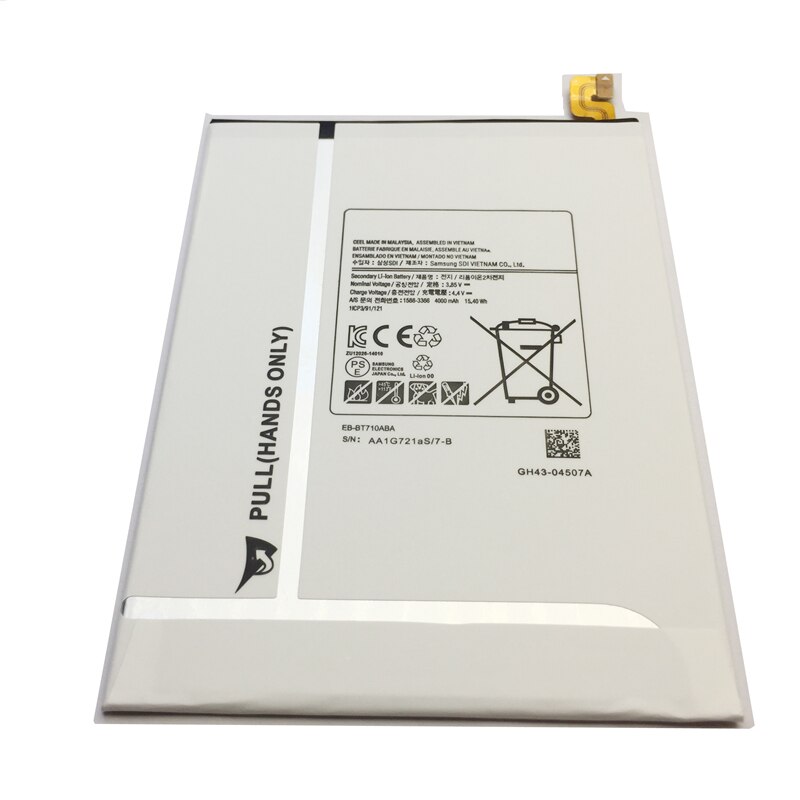 Tablette Batterie Für Samsung Galaxis Tab S2 8,0 SM-T710 T713 T715 T719 Batterien EB-BT710Abe Wiederaufladbare 4000mAh