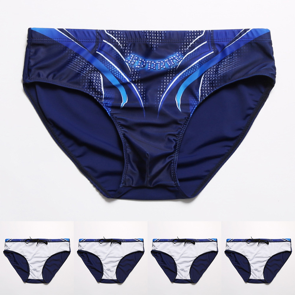 Sexy Mann Bade bekleidung Shorts Slips für Männer drucken Sommer Strand Pool Bikini Badehose Slips Schwimmen Boxer Hosen
